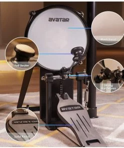 Avatar Electronic Drums - Surge Mesh Kit Complete Acoustic Drums