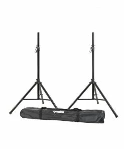 GEMINI ST-PACK 2 TRIPOD SPEAKER STANDS WITH CARRY BAG