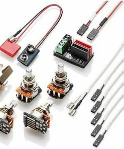 EMG USA EMG 1-2 Pickup Conversion Wiring Kit Solderless Short Shaft (Strat) Parts