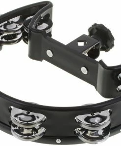 JJ Music Sales Hi Hat Tambourine Double Row Bells