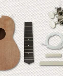 Aiersi High Quality Mahogany 21 Inch Soprano Diy Ukulele Kit Basswood