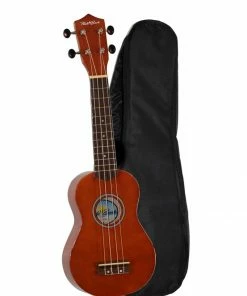 Hula Beach USA Colorful Wood Soprano Ukulele With Bag Ukuleles
