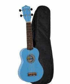 Hula Beach USA Colorful Wood Soprano Ukulele With Bag Ukuleles