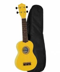 Hula Beach USA Colorful Wood Soprano Ukulele With Bag Ukuleles
