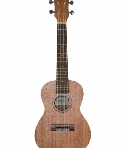 Hula Beach USA Deluxe Natural Mahogany Concert Ukulele With Carrying Bag Ukuleles