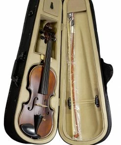 JJ Music Sales Deluxe Violin Ensemble 4/4 Size Complete