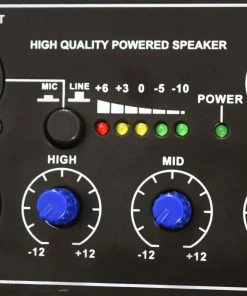 JJ Music Sales Speakers GF 900 Watt Professional Powered Speaker 15" & Horn