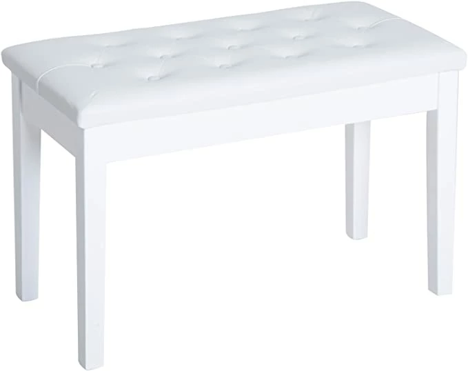 Promo ๐ JJ Music Sales Deluxe Piano Keyboard Bench Straight Legs, Polished With Music Compartment ๐ 2 JJ Music Sales Deluxe Piano Keyboard Bench Straight Legs, Polished With Music Compartment