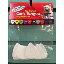 The Original Cat's Tongue Grip Brain White Picks - .38 Mm, 10 Pack Accessories