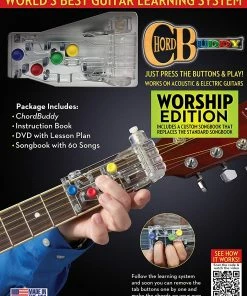 ChordBuddy USA Guitar Learning System With Worship Song Book