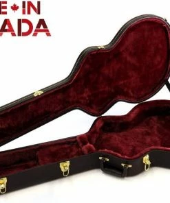 JJ Music Sales Deluxe Arch-Top Hardshell ES-335 Style Guitar Case (Made In Canada)