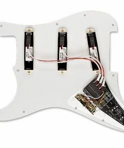 EMG USA EMG David Gilmour Strat Pickguard Setup DG20 - SA/SA/SA Ivory 3 Ply White Pearloid Pickguard