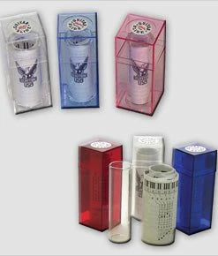 Slides Clayton USA Glass Slide Ring Medium Size 9 1/4