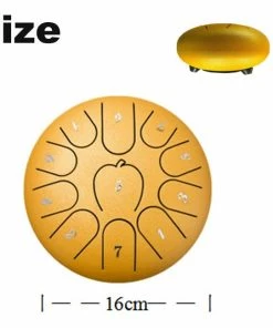 JJ Music Sales Tongue Drum / Steel Handpan Drum With Accessories 11 Note / 6 Inch Tongue & Steel Handpan Drums