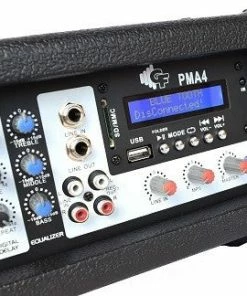 Groove Factory Mixer's GF PMA4 4 Channel Powered Mixer With Bluetooth, MP3 & Effects