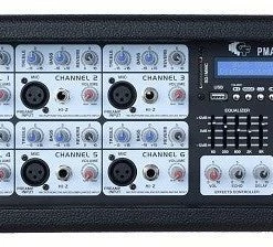 Groove Factory GF PMA6 6 Channel Powered Mixer 500 Watts With Effects & Bluetooth