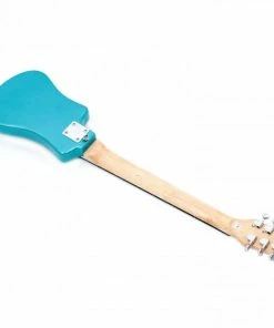 Electric Guitars Hofner HOF-HCT-SH-BL-O Shorty Electric Travel Guitar - Blue - With Gig Bag