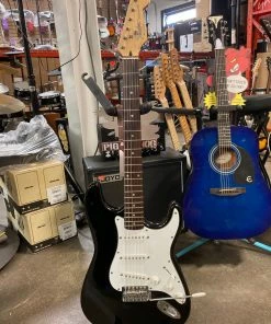 Fender MIk Strat Electric Guitar Black - Pre Owned