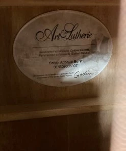 Art & Lutherie 014309 Cedar Antique Burst Acoustic Guitar MADE In CANADA - Pre Owned