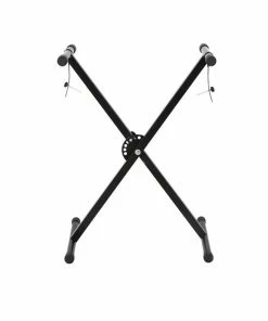 JJ Music Sales X Style Keyboard Stand Single Braced With Straps Accessories