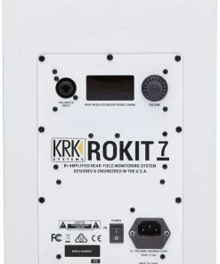 KRK Systems Rokit RP8 G4 WN Powered Professional Studio Monitor 8'' (Single) White Noise Edition Studio Speaker's