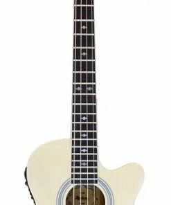 Bass Guitars MADERA AB470CE ACOUSTIC CUTAWAY ELECTIRC BASS GUITAR