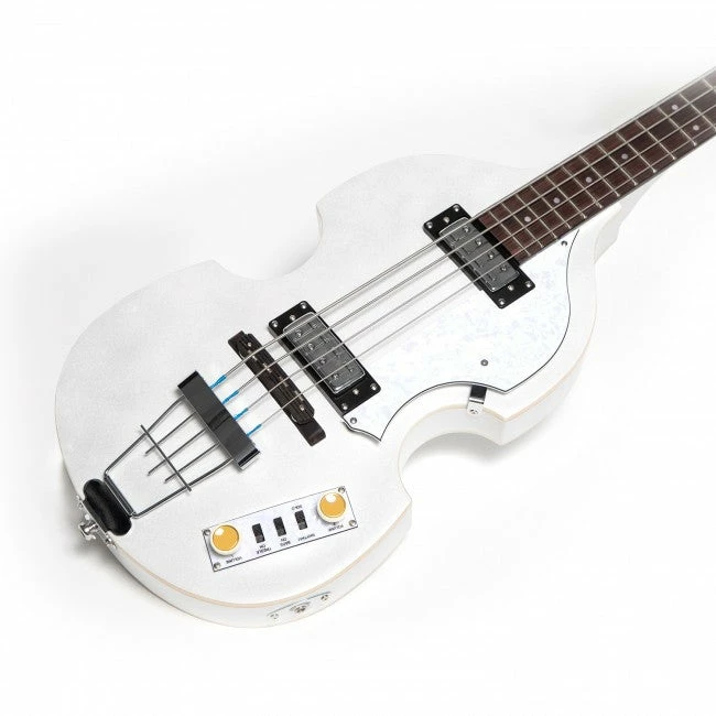 Budget ๐ Hofner Violin Bass - Ignition Pearl White - PRO ๐ฏ 4 Hofner Violin Bass - Ignition Pearl White - PRO